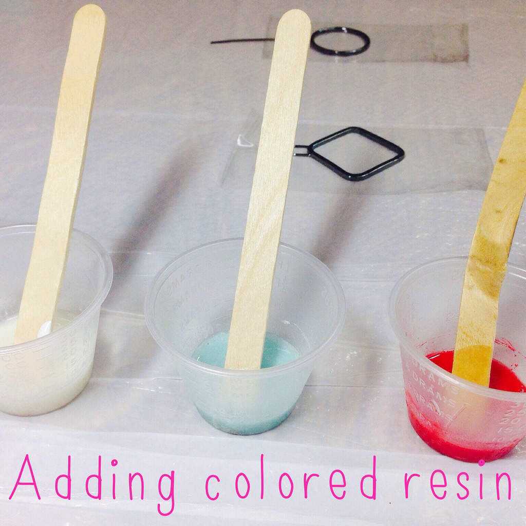 colored resin