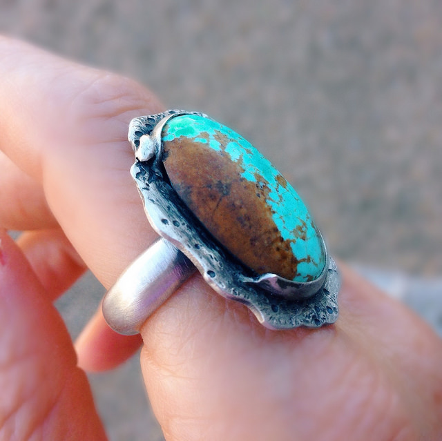 #8 mine turquoise ring